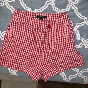 Forever 21 red checkered shorts BRAND NEW